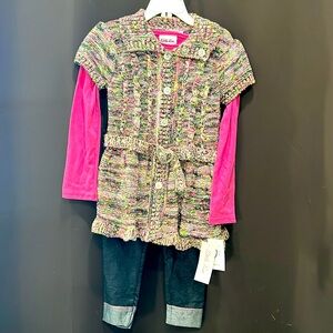 Little Lass, 3 pc set, NWT, Size 6